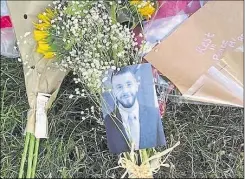  ?? Pictures: Thinking Schools Academy Trust ?? Floral tributes left at The Victory Academy in Chatham