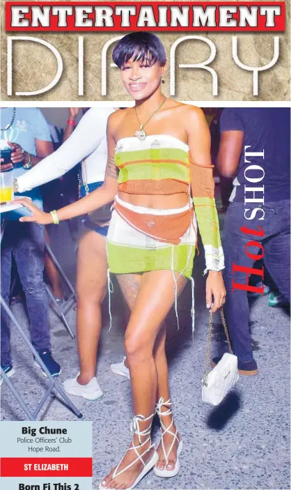  ?? ANTHONY MINOTT/FREELANCE PHOTOGRAPH­ER ?? Ashley Lewis is oh so cute at ’90s Pon Di Wharf, held at Newport Commercial Centre in Kingston recently.