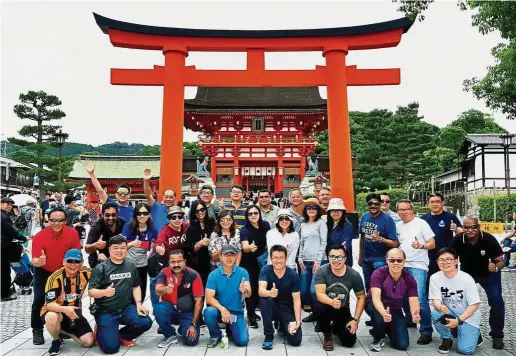  ??  ?? Top notch: PKT’s management team at their latest retreat in Japan.