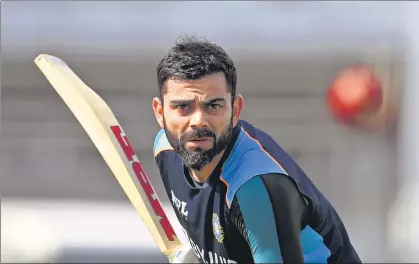  ?? GETTY IMAGES ?? India captain Virat Kohli will look to get back among runs after a poor showing in the World Test Championsh­ip final and the first Test against England.