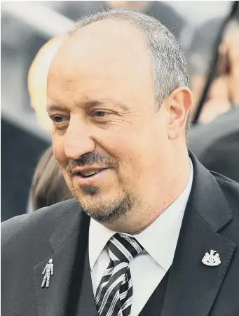  ??  ?? Newcastle boss Rafa Benitez.