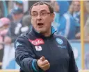  ?? MOSCA ?? Maurizio Sarri, 56 anni, 31 punti in 15 partite