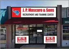  ?? SUBMITTED PHOTO ?? This photo shows a rendering of how J.P. Mascaro’s new Willow Grove recruitmen­t and training center will look once signage is installed. The new location will open on Monday, July 6, offering interviews and training for potential and new J.P. Mascaro employees.