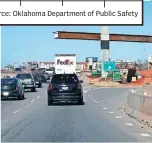  ?? [DOUG HOKE PHOTO/ THE OKLAHOMAN] ?? Exit for I-44 East.