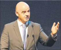  ??  ?? Infantino es el líder del apasionant­e proyecto