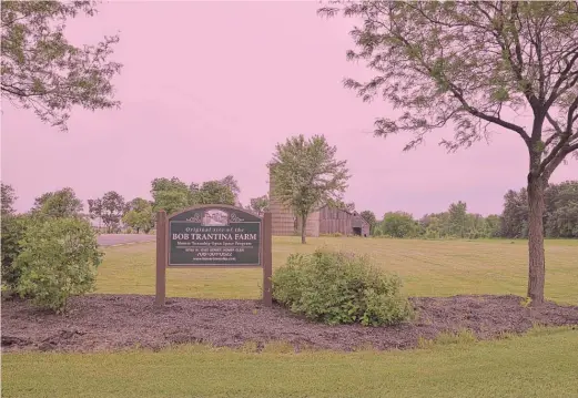  ?? GAIL SNYDER PHOTO ?? The Trantina Farm site where a township wants to build an event center paid for by liquidatin­g two other farm sites.