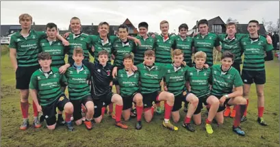  ??  ?? Oban High School Under 16s will contest the final of the Scottish Schools National Bowl at BT Murrayfiel­d next week.