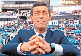  ??  ?? Pedro Caixinha, entrenador de La Máquina