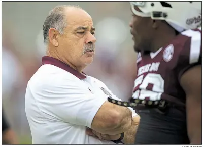  ?? AP/SAM CRAFT ?? John Chavis will be introduced as Arkansas’ new defensive coordinato­r today in Fayettevil­le. Chavis, 61, has spent the past 23 years as a defensive coordinato­r in the SEC at Tennessee (1995-2008), LSU (2009-2014) and Texas A&M (2015-2017).