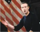  ?? Andrew Caballero-Reynolds / AFP via Getty Images 2019 ?? Mark Zuckerberg’s “supreme court” has conditiona­lly ratified Facebook’s suspension of Donald Trump.