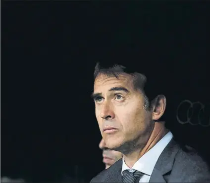  ?? FOTO: SIRVENT ?? Lopetegui afronta el primer momento de dudas de la temporada