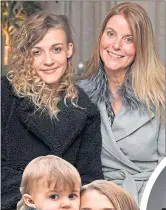  ??  ?? Jenna Cameron, main, with her children Aria-Skye and Ivy-Rose; left, with mum Susan; and below, young Jenna with mum holding younger sister Hannah