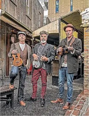  ?? SUPPLIED ?? New Zealand ukulele trio The Nukes play at the Tokoroa Little Theatre on March 1.