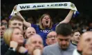  ?? Photograph: Robbie Jay Barratt/AMA/Getty Images ?? ‘Legacy fans’ at Leeds’s home win over Burnley last Sunday.