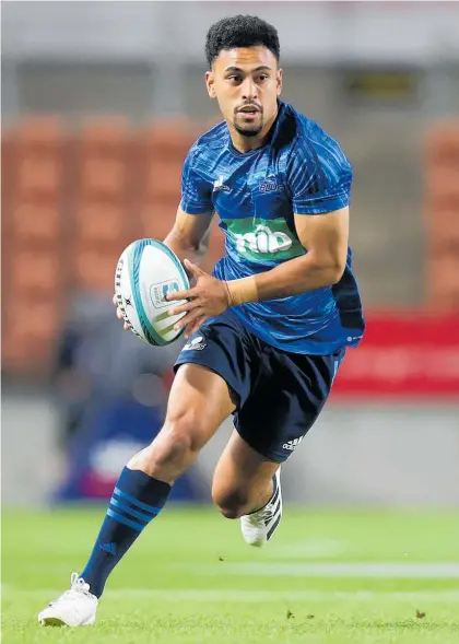  ?? Photo / Getty Images ?? Stephen Perofeta has been in consistent­ly good form for the Blues this season.