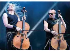  ??  ?? Auch das Cello kann Metal-Instrument sein: Apocalypti­ca