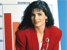  ?? ?? Sandra Bullock in “Working Girl”