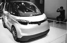  ??  ?? Yamaha had produced prototypes using Gordon Murray’s iStream platform, including the MOTIV compact car. The new cars will be based on the same platform