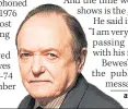  ??  ?? James Bolam