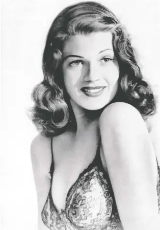  ?? PNG ?? This 1941 photograph of Hollywood starlet Rita Hayworth was said to be one of her favourite pictures.