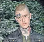  ??  ?? Lil Peep was on tour in Arizona when he was found.