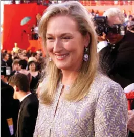  ?? JEFF CHRISTENSE­N, REUTERS ?? Actress Meryl Streep gave perspectiv­e recently with comments warning not to be overcome by negativity. Linda Marshall advises to find a balance.