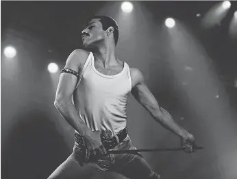  ?? 20TH CENTURY FOX ?? Rami Malek’s performanc­e as Freddie Mercury is the best part of Bohemian Rhapsody.