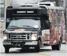  ?? DAN JANISSE ?? Tecumseh Transit is hosting a public input session Thursday to discuss proposed changes to its bus service, including an earlier starting time and adding stops in some areas.