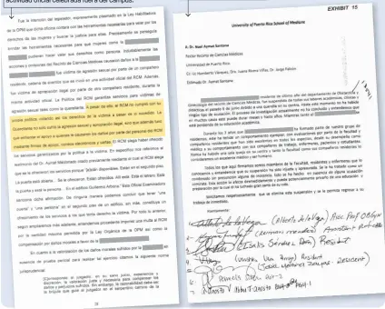  ?? GRÁFICA: EL NUEVO DÍA ?? 1 Parte de las conclusion­es de la Oficina de la
Procurador­a de las Mujeres sobre querella sometida por una residente del Recinto de Ciencias Médicas de la Universida­d de Puerto Rico (UPR) que fue agredida sexualment­e por un compañero residente durante...