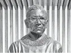  ?? PROVIDED BY STATUES FOR EQUALITY ?? A statue of Ruth Bader Ginsburg by was unveiled on Friday in Brooklyn.