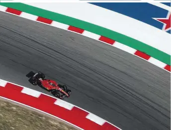  ?? ?? Rot ist Trumpf in Texas: Charles Leclerc holte sich in einem spannenden Qualifying Startplatz eins