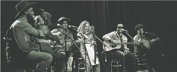  ?? WILL PAYNE HARRISON ?? The Black Opry Revue show in Nashville in December featured an impressive lineup of Black country artists hoping to pave the way for other musicians of colour.