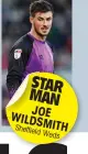  ??  ?? STAR MAN JOE WILDSMITH Sheffield Weds