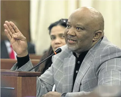  ?? Picture: Brian Witbooi ?? Former deputy finance minister Mcebisi Jonas says new ANC leader Cyril Ramaphosa takes over at a sensitive time, and will have to negotiate obstacles to his vision from both outside and inside his party.