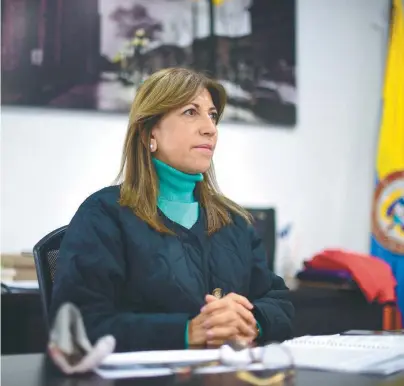  ?? / Gustavo Torrijos ?? En 2012, tras la renuncia de Viviane Morales, Martha Lucía Zamora ocupó el cargo de fiscal general.