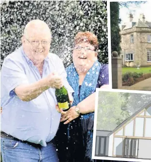  ??  ?? Making a splash
The new owners of Christine and Colin Weir’s Troon mansion want to build a pool