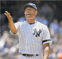  ?? AP ?? It’s hard to believe, but even the greatest closer of all time, Mariano Rivera, was not immune to boos when he was in a slump.