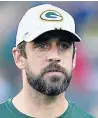  ??  ?? DEFIANT: Aaron Rodgers