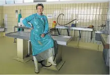  ?? Picture: RUVAN BOSHOFF ?? 20/20 VISION: Forensic pathologis­t Professor Lorna Martin at the Salt River mortuary, which will be replaced by a new stateof-the-art, R200-million facility in 2020