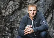  ?? CHRISTIAN BEUTLER / KEYSTONE ?? Swiss climber Ueli Steck, one of the most renowned mountainee­rs of his generation, died accidental­ly Sunday near Mount Everest in Nepal.