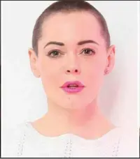  ??  ?? Rose McGowan