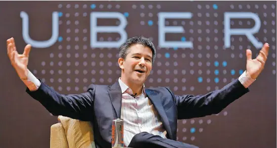  ?? DANISH SIDDIQUI/REUTERS ?? Travis Kalanick salió de la compañía de transporte tras una serie de escándalos.