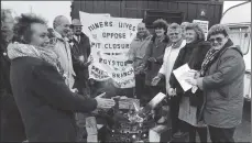  ?? MAIN PICTURE: JAMES HARDISTY ?? CAMPAIGN: Betty Cook and Anne Scargill in the early 1990s, among women opposing pit closures. Pictured together top in 2014.