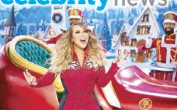  ??  ?? Mariah Carey performs during her ‘Mariah Carey’s Magical Christmas Special,’ which will be available on Apple TV+ on Saturday.
AP