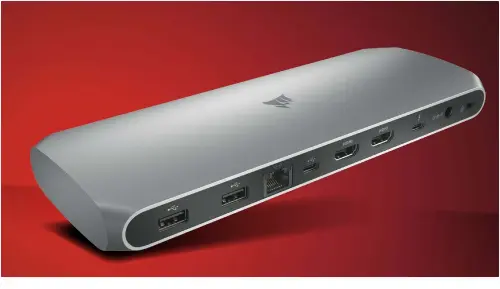  ??  ?? Expand the range of devices connected to your Thunderbol­t Mac via one cable.