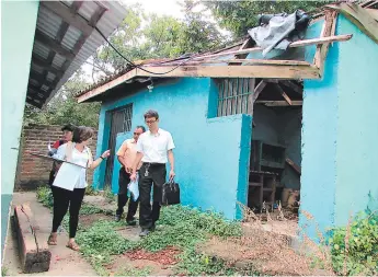  ?? FOTO: MARLIN HERRERA ?? Con una supervisió­n del inmueble se dio inicio al proceso de gestiones para la aprobación del perfil de proyecto de restauraci­ón de las aulas y el área de la cocina del instituto.