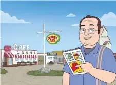  ?? THE COMEDY NETWORK/THE CANADIAN PRESS ?? The 2000s hit television comedy Corner Gas cleans up nicely for its turn as an adult cartoon show set to debut in April. Expect an even greater emphasis on fantasy as creator Brent Butt takes advantage of animation’s creative freedoms.