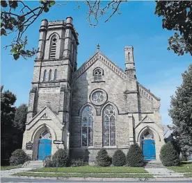  ?? CLIFFORD SKARSTEDT EXAMINER ?? St. Andrew’s United Church on Rubidge St. in Peterborou­gh is up for sale again.