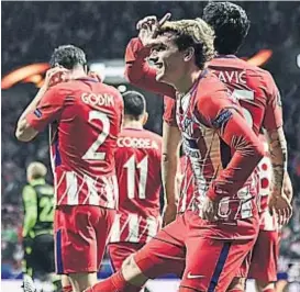  ??  ?? Viral. Griezzmann, del Atlético de Madrid, celebrando como en Fortnite.