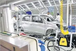  ?? HT FILE ?? Gadkari said that the size of the auto industry today is ₹4.5 lakh crore while the auto parts industry is worth around ₹1.45 lakh crore.